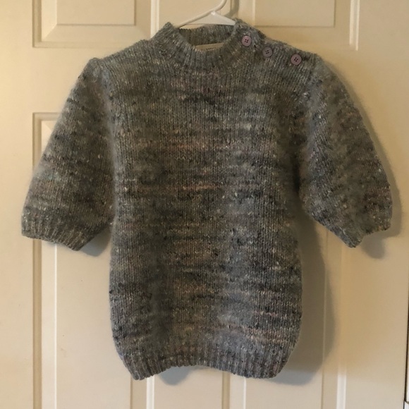 Gray Wool Turtleneck Sweater - Picture 2 of 7